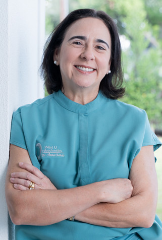 Dr. Anna Maria Salas DDS MS, board-certified orthodontist at West U Orthodontics in Houston TX